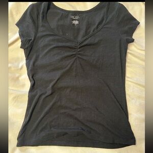 black shirt